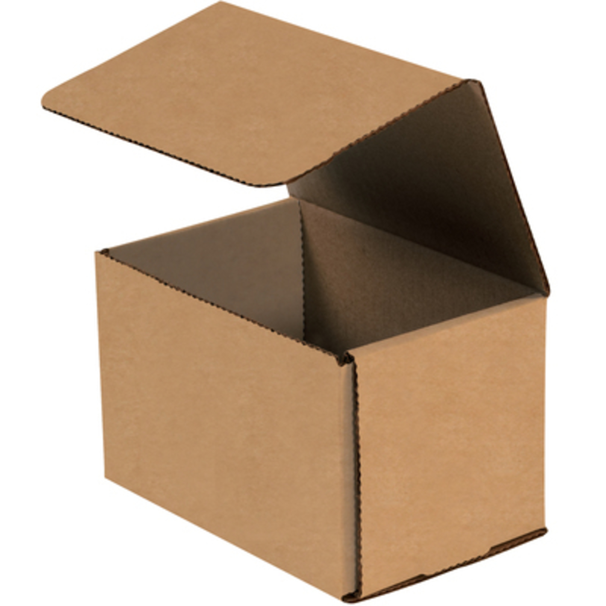 6 x 4 x 4in. Kraft Corrugated Ms 50/CS, Length 6 in, Model# M644K